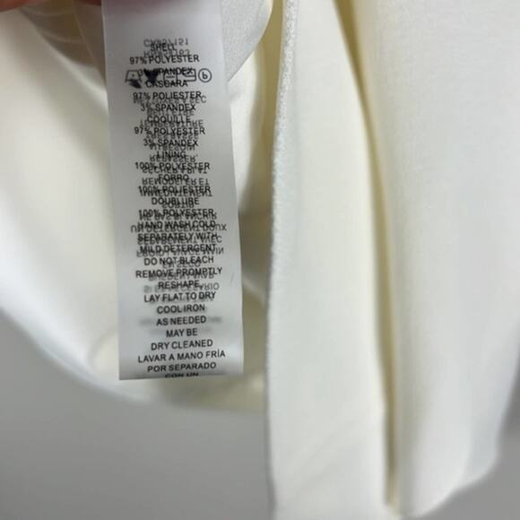 Vince Camuto NWT Sleeveless Crepe V Neck Dress with Overlap Back - Picture 7 of 7